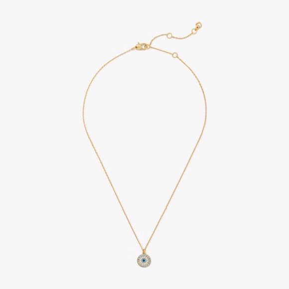 🧿 NWT Kate Spade All Seeing Stud Earrings & Mini Pendant Set 🧿 - Picture 6 of 8